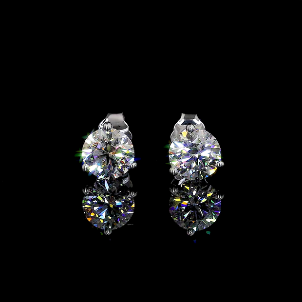 14K WHITE GOLDMartini Earrings