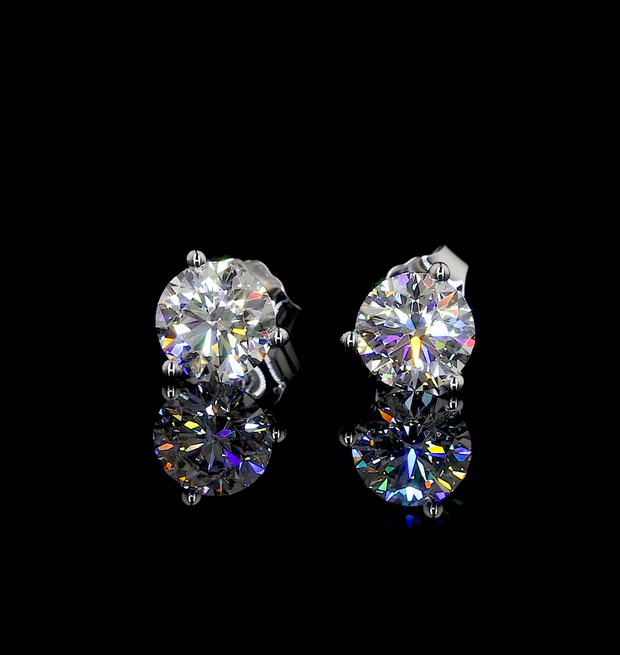 14K WHITE GOLDMartini Earrings