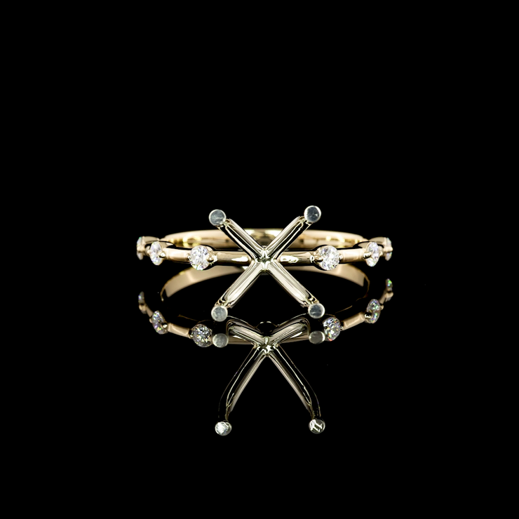 18K WHITE GOLDSolitaire Ring