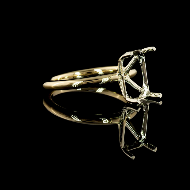 14K WHITE GOLDSolitaire Ring