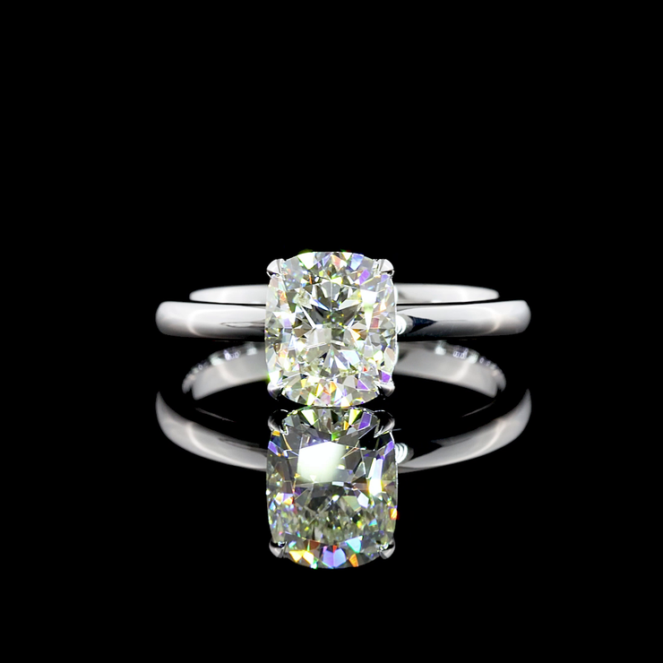 14K WHITE GOLDSolitaire Ring