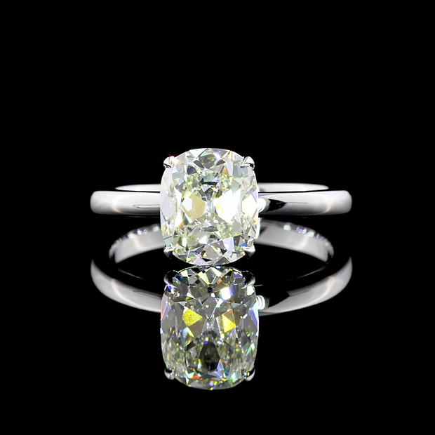 14K WHITE GOLDSolitaire Ring