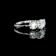 PLATINUM3 Stones Ring