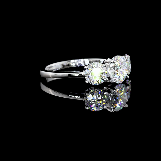 PLATINUM3 Stones Ring