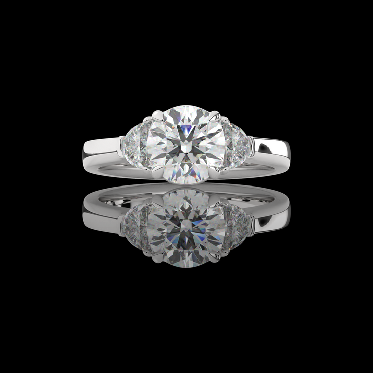 PLATINUM3 Stones Ring
