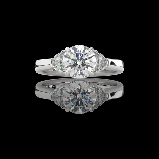 PLATINUM3 Stones Ring