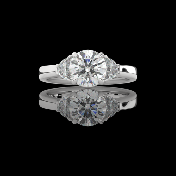 PLATINUM3 Stones Ring
