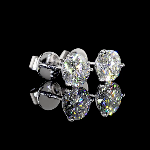 14K WHITE GOLDMartini Earrings