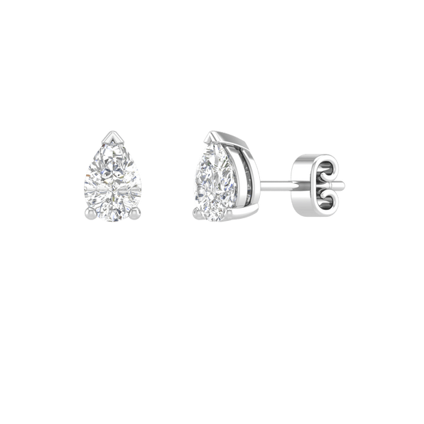 14K WHITE GOLDStuds Earrings