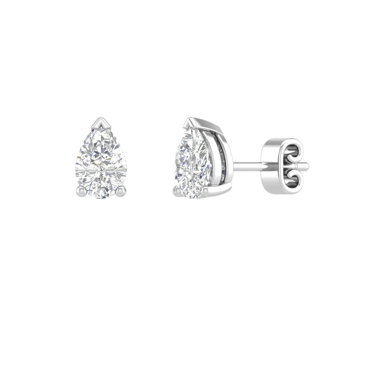 14K WHITE GOLDStuds Earrings