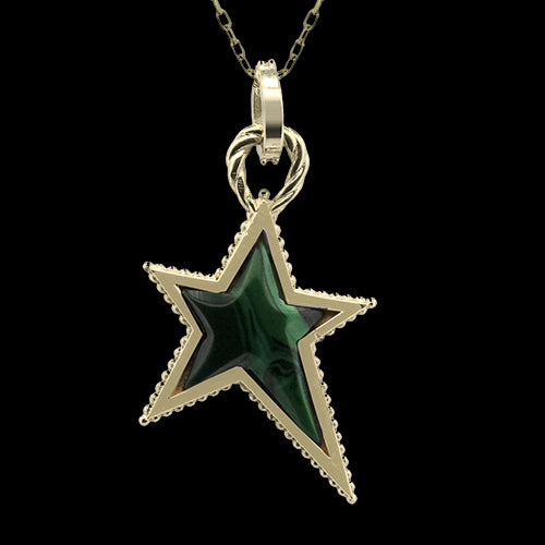 YZP1004 Color Pendant in 14k Gold with Diamonds