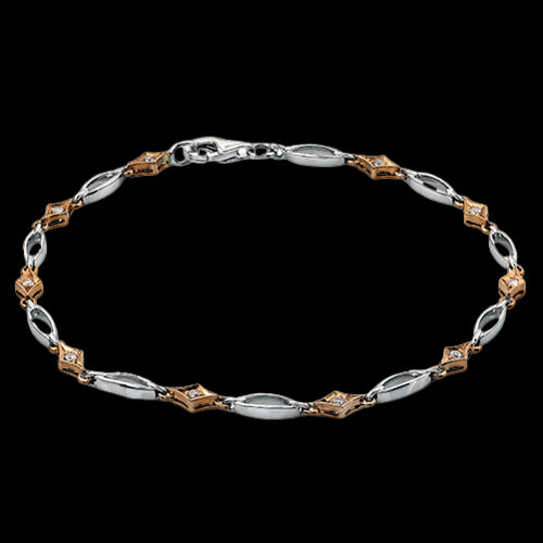 ZB106 Bracelet in 14k Gold with Diamonds