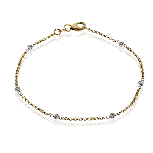 ZB122 Bracelet in 14k Gold with Diamonds