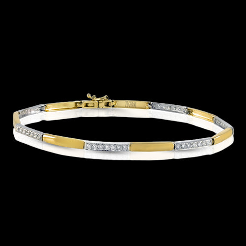 ZB144 Bracelet in 14k Gold with Diamonds