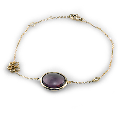 ZB152 Color Bracelet in 14k Gold with Diamonds