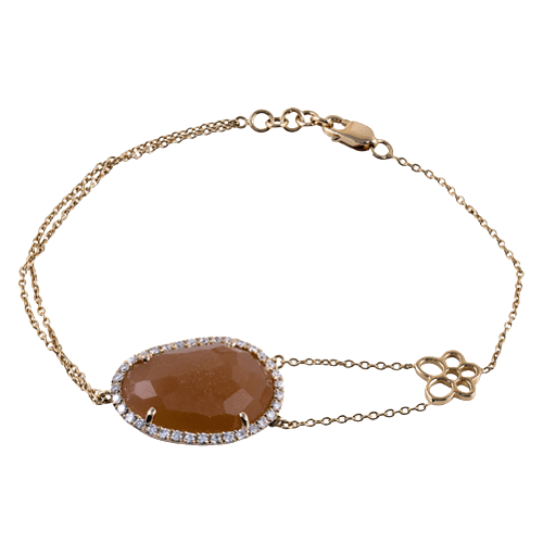 ZB166 Color Bracelet in 14k Gold with Diamonds