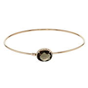 ZB219 Bangle in 14k Gold with Diamonds