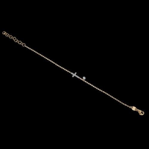 ZB224 Bracelet in 14k Gold with Diamonds