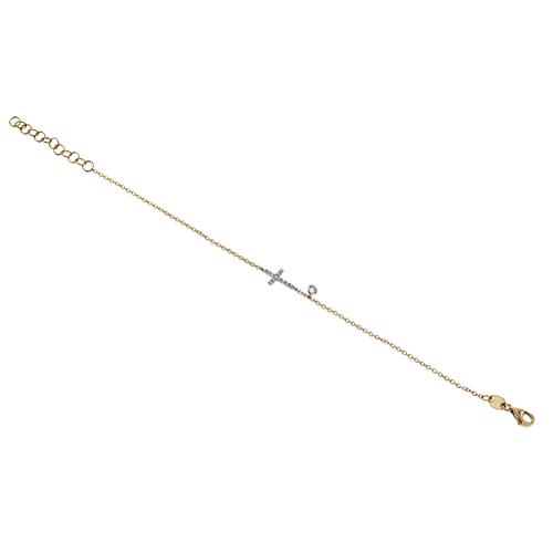 ZB224 Bracelet in 14k Gold with Diamonds