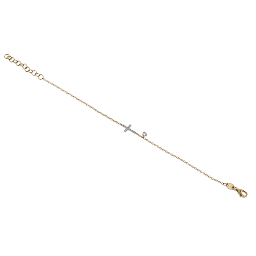 ZB224 Bracelet in 14k Gold with Diamonds