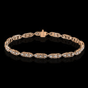 ZB243-A Bracelet in 14k Gold with Diamonds