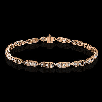 ZB243-A Bracelet in 14k Gold with Diamonds