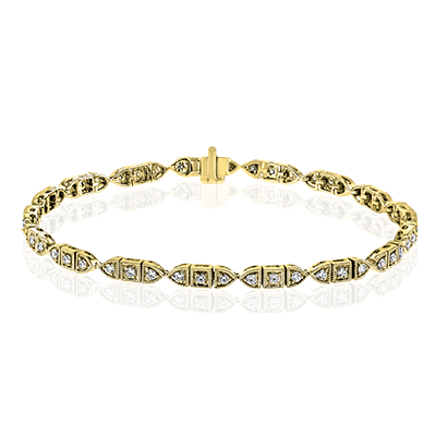 ZB243-A Bracelet in 14k Gold with Diamonds