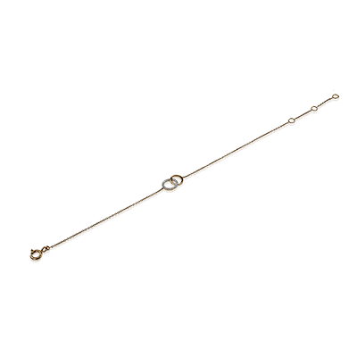 ZB254 Bracelet in 14k Gold with Diamonds