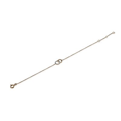 ZB254 Bracelet in 14k Gold with Diamonds
