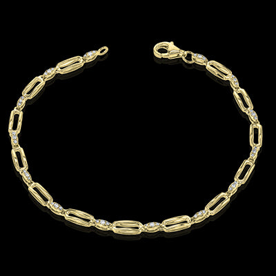 ZB263 Bracelet in 14k Gold with Diamonds