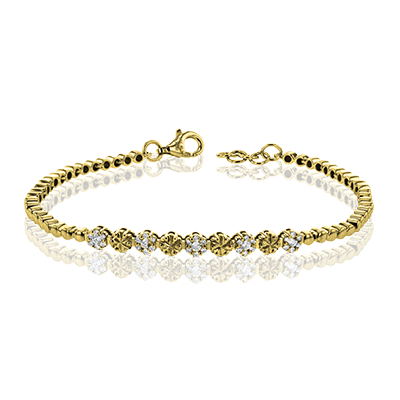 ZB279 Bracelet in 14k Gold with Diamonds