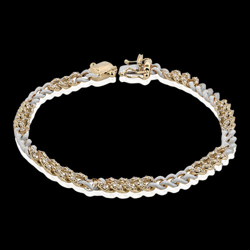 ZB303 Color Bracelet in 14k Gold with Diamonds