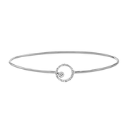 ZB305 Bangle in 14k Gold with Diamonds