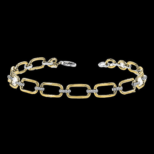 ZB820-Y Bracelet in 14k Gold with Diamonds