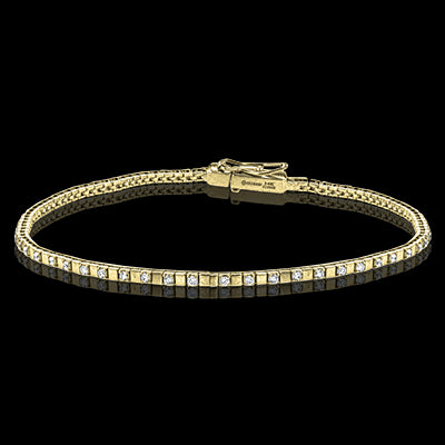 ZB822 Bracelet in 14k Gold with Diamonds