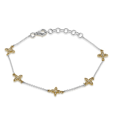 ZB825 Bracelet in 14k Gold with Diamonds