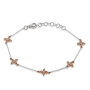 ZB825 Bracelet in 14k Gold with Diamonds