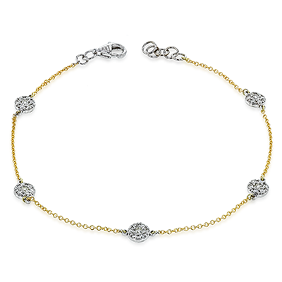 ZB826 Bracelet in 14k Gold with Diamonds