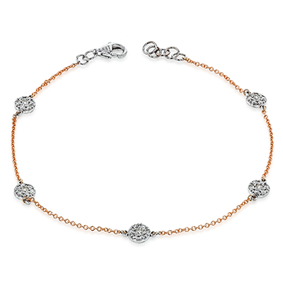 ZB826 Bracelet in 14k Gold with Diamonds