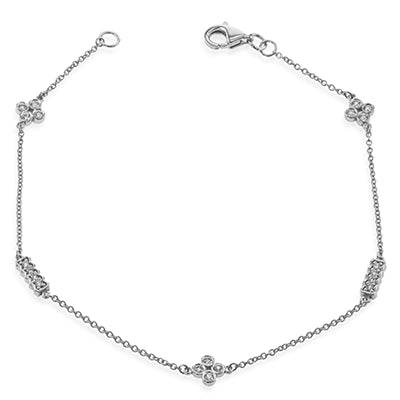 ZB829 Bracelet in 14k Gold with Diamonds