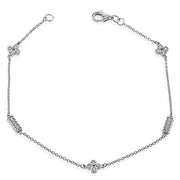 ZB829 Bracelet in 14k Gold with Diamonds