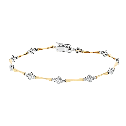 ZB838 Bracelet in 14k Gold with Diamonds