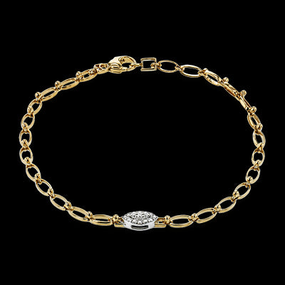 ZB841 Bracelet in 14k Gold with Diamonds