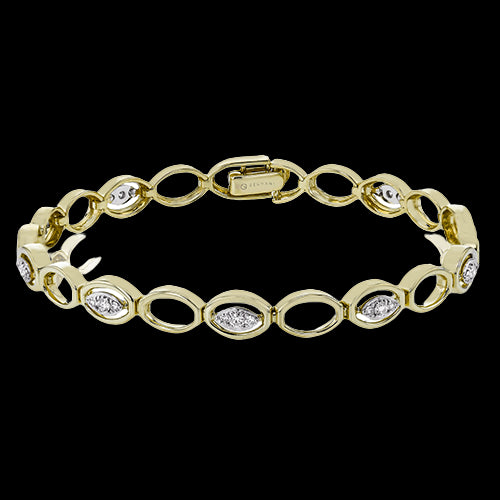 ZB845 Bracelet in 14k Gold with Diamonds