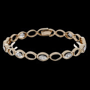ZB845 Bracelet in 14k Gold with Diamonds