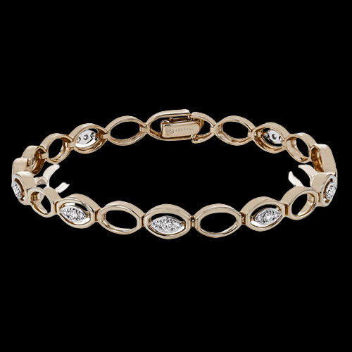 ZB845 Bracelet in 14k Gold with Diamonds