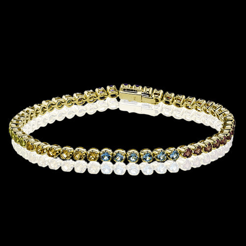 ZB847 Color Bracelet in 14k Gold