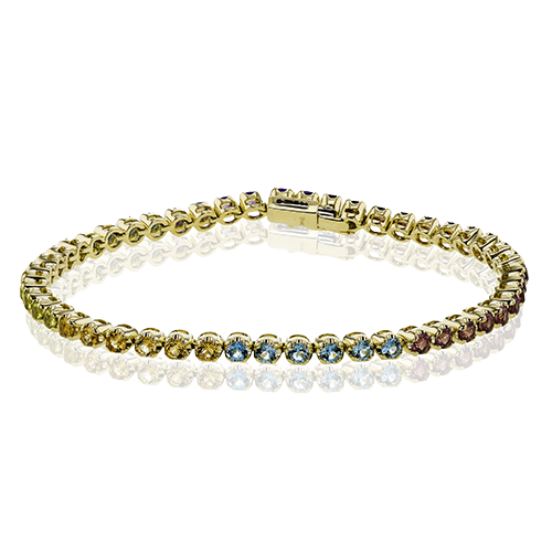 ZB847 Color Bracelet in 14k Gold