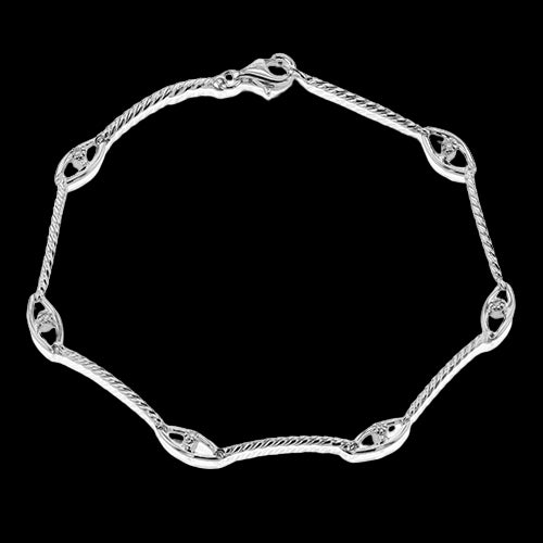 ZB850 Bracelet in 14k Gold with Diamonds