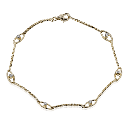 ZB850-R Bracelet in 14k Gold with Diamonds